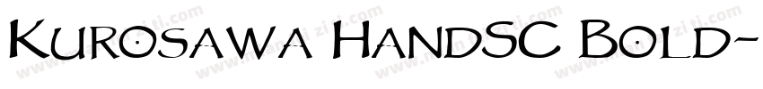 Kurosawa HandSC Bold字体转换